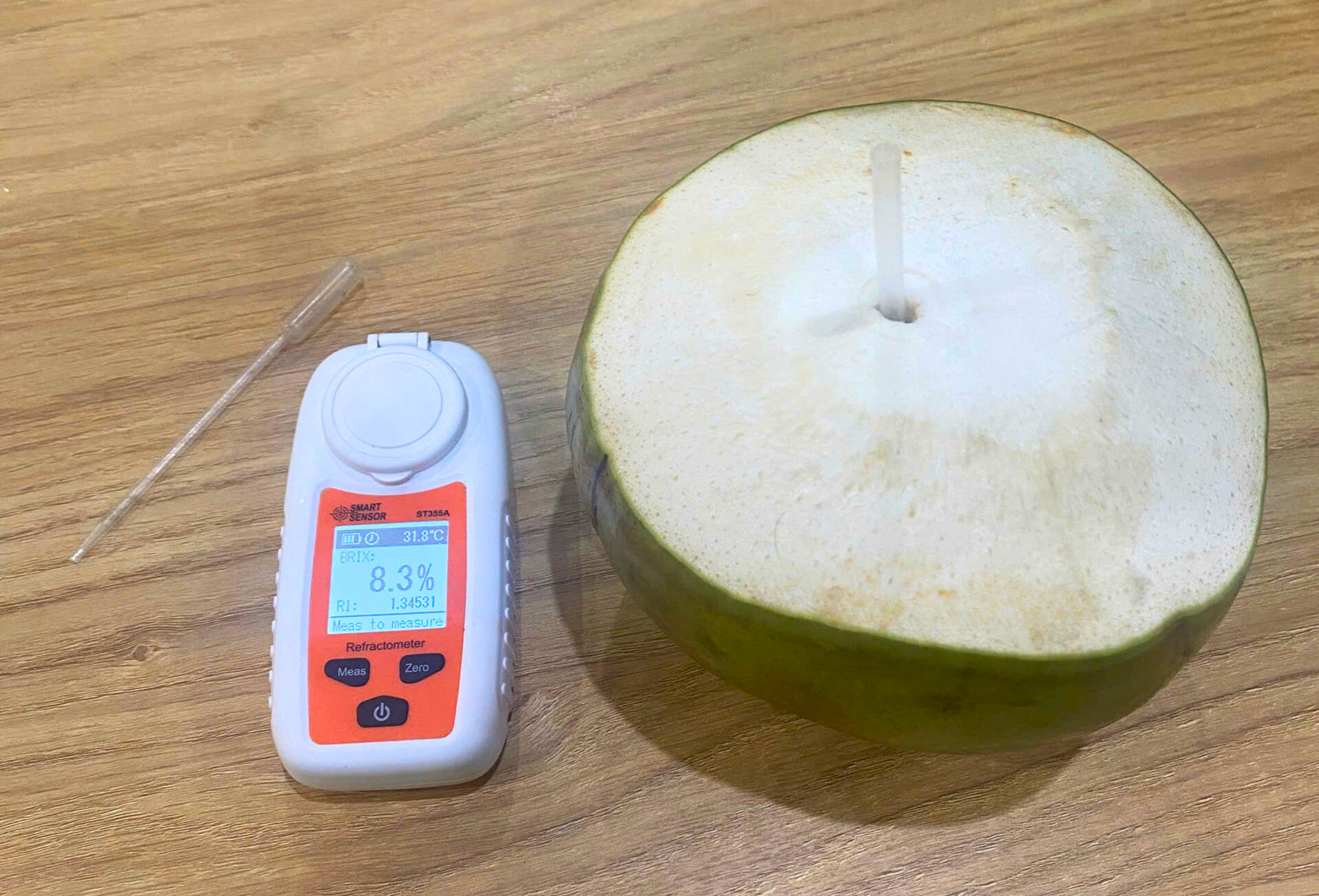 Green Trimmed Coconut